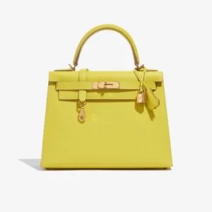 Hermès Replica Kelly 28 Epsom Lime GHW | Luxury by DLF