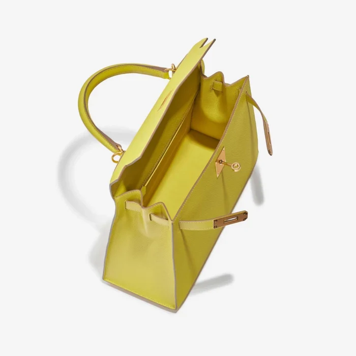 Hermès Replica Kelly 28 Epsom Lime GHW - DLF - Image 5