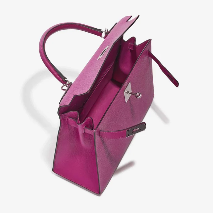 Hermès Replica Kelly 28 Epsom Pourpre PHW - DLF - Image 5