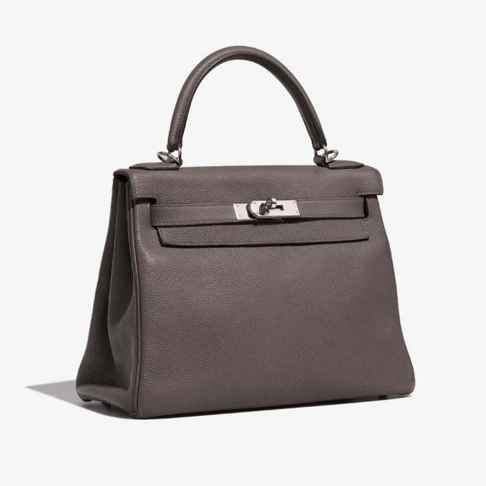 Hermès Replica Kelly 28 Evercolor Etain PHW - DLF - Image 4