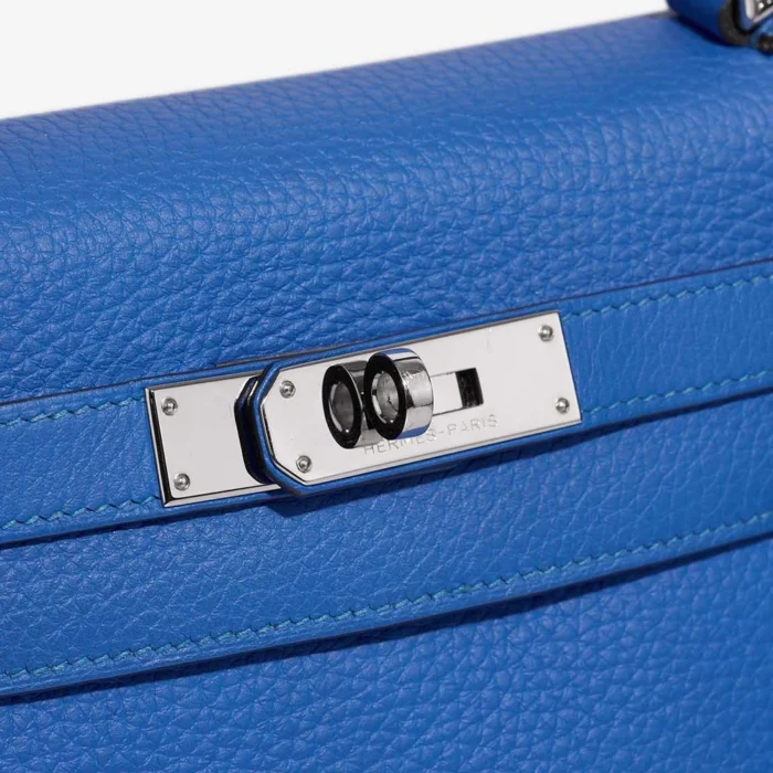 Hermès Replica Kelly 28 Togo Bleu Mykonos PHW - DLF - Image 6