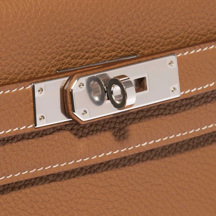 Hermès Replica Kelly 28 Togo Gold PHW - DLF - Image 6