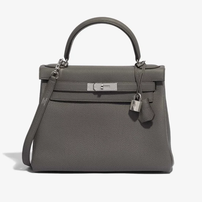 Hermès Replica Kelly 28 Togo Gris etain PHW – DLF