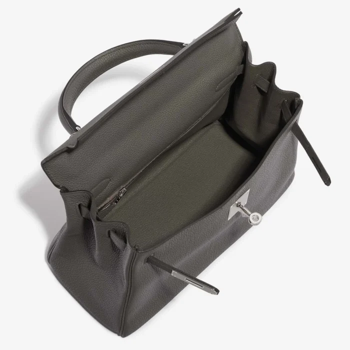 Hermès Replica Kelly 28 Togo Gris etain PHW - DLF - Image 5