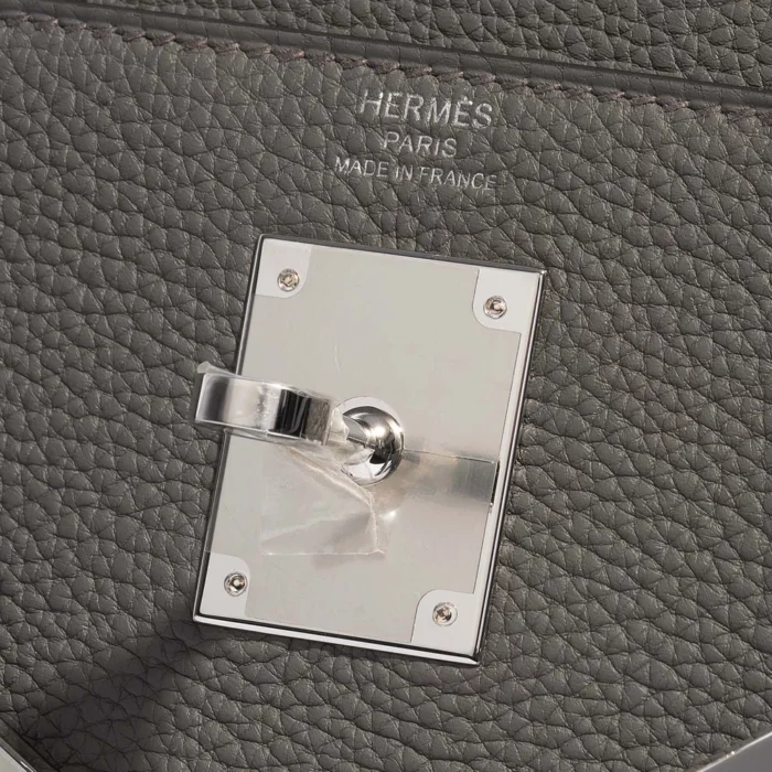 Hermès Replica Kelly 28 Togo Gris etain PHW - DLF - Image 6