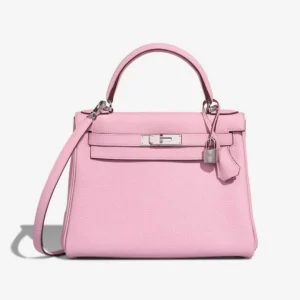 Hermès Replica Kelly 28 Togo Mauve Sylvestre PHW - DLF