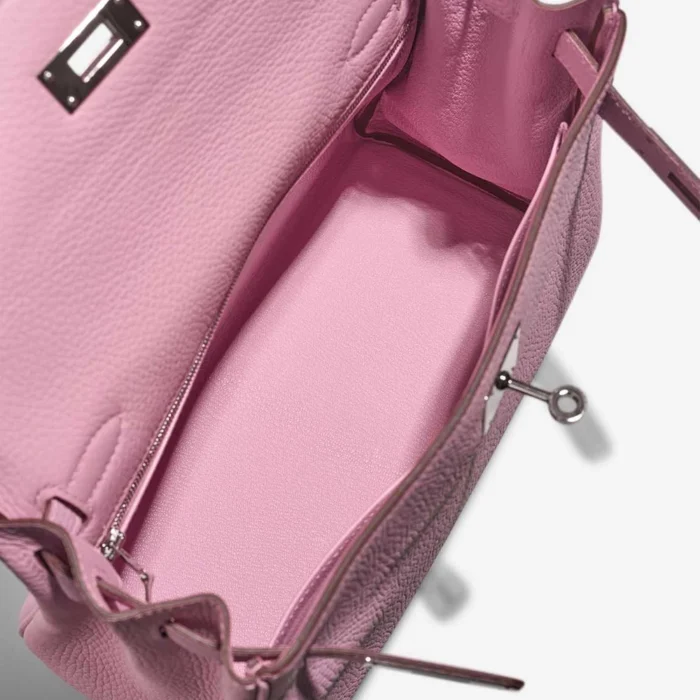Hermès Replica Kelly 28 Togo Mauve Sylvestre PHW - DLF - Image 5