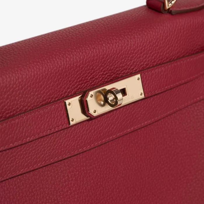 Hermès Replica Kelly 28 Togo Rubis GHW - DLF - Image 6