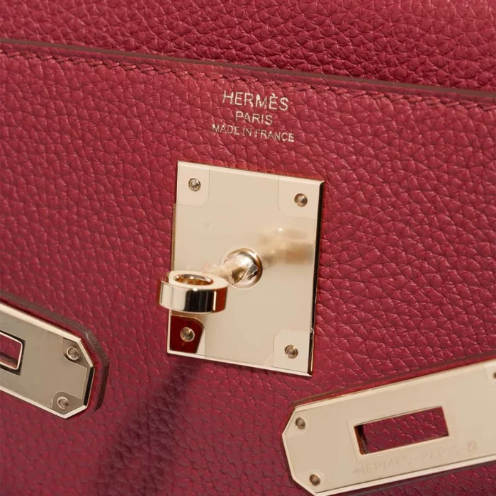 Hermès Replica Kelly 28 Togo Rubis GHW - DLF - Image 2