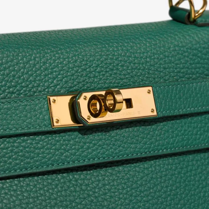 Hermès Replica Kelly 28 Togo Vert Vertigo GHW - DLF - Image 6