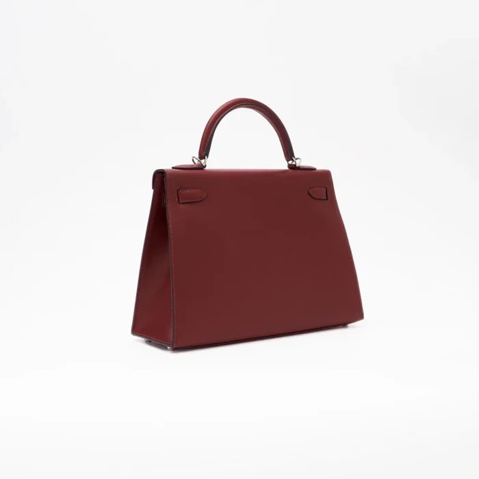 Hermès Replica Kelly 32 Sombrero Rouge H PHW - Replica Handbags - Image 2