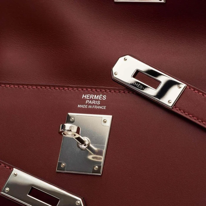 Hermès Replica Kelly 32 Sombrero Rouge H PHW - Replica Handbags - Image 6