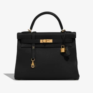 Hermès Replica Kelly 32 Togo Black GHW - Direct Luxury