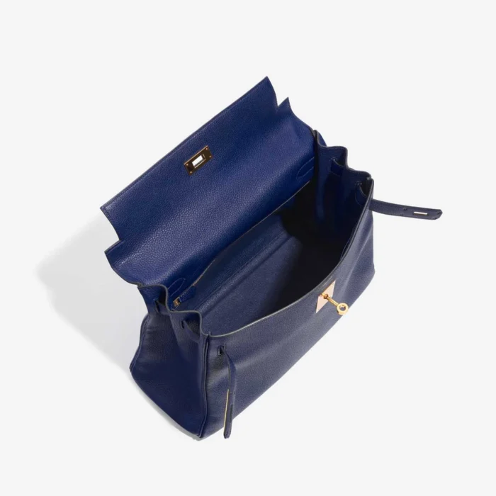 Hermès Replica Kelly 32 Togo Blue Encre GHW - DLF - Image 5