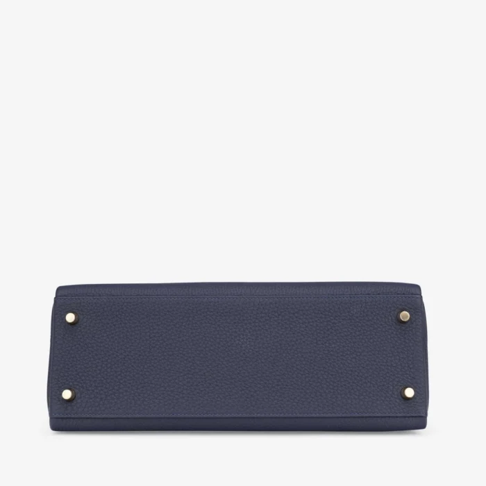 Hermès Replica Kelly 32 Togo Blue Nuit GHW - Replica Handbags - Image 3