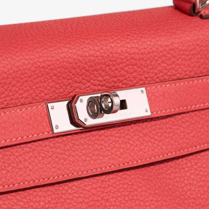 Hermès Replica Kelly 32 Togo Bougainvillier PHW - DLF - Image 7
