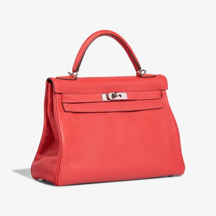 Hermès Replica Kelly 32 Togo Bougainvillier PHW - DLF - Image 4