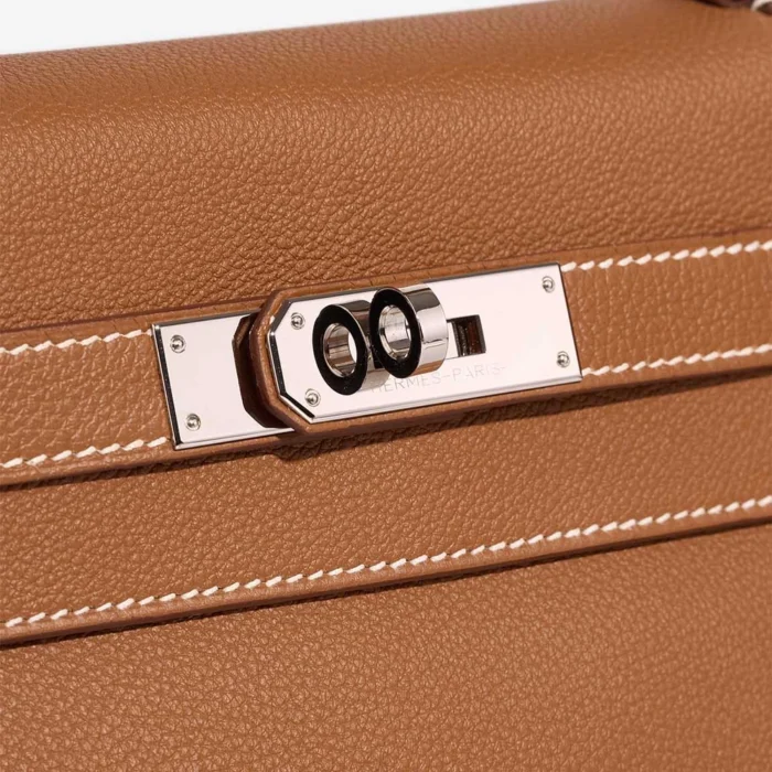 Hermès Replica Kelly 32 Togo Gold PHW - DLF - Image 7