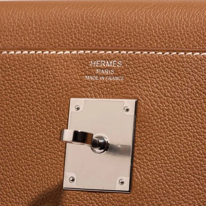 Hermès Replica Kelly 32 Togo Gold PHW - DLF - Image 6