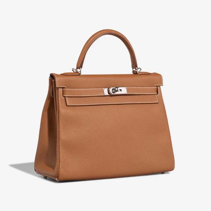 Hermès Replica Kelly 32 Togo Gold PHW - DLF - Image 4