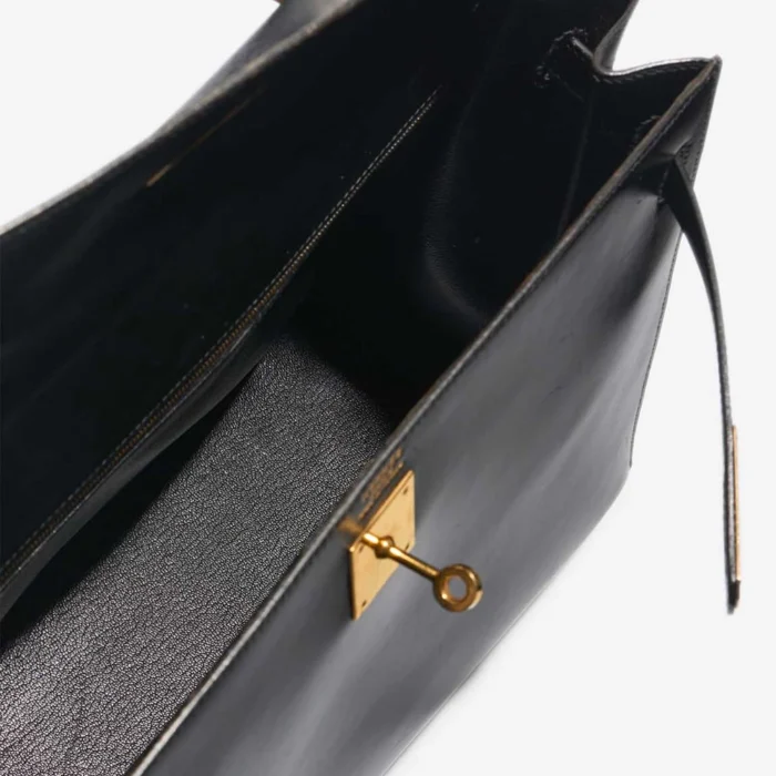Hermès Replica Kelly 35 Box Black GHW - DLF - Image 5