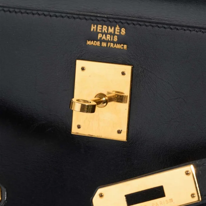 Hermès Replica Kelly 35 Box Black GHW - DLF - Image 6