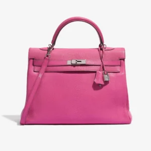 Hermès Replica Kelly 35 Chèvre Mysore Rose Shocking PHW | DLF