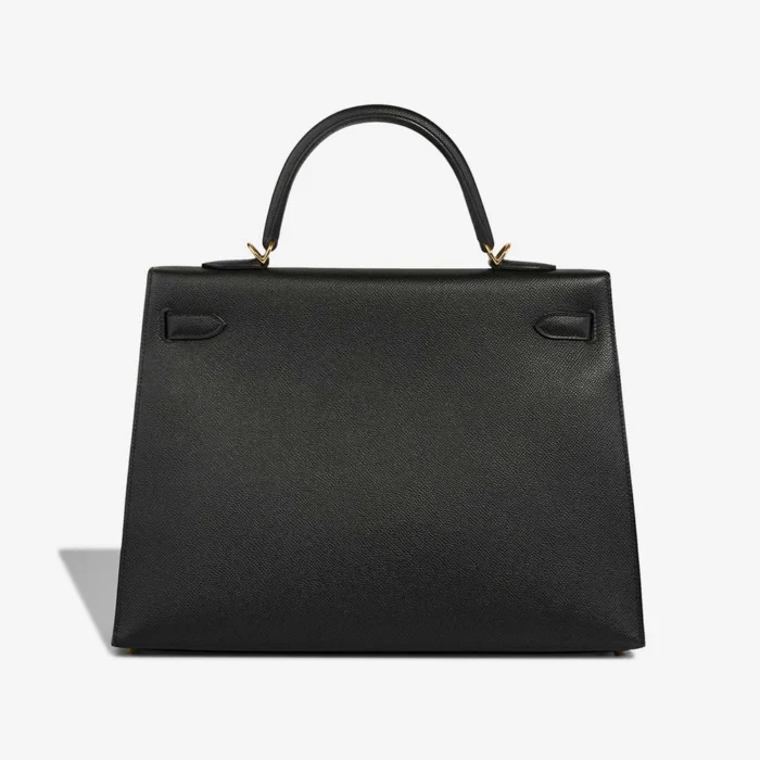 Hermès Replica Kelly 35 Epsom Black GHW - DLF - Image 2