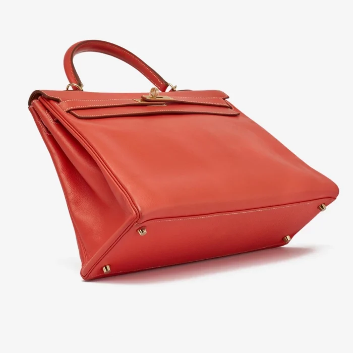 Hermès Replica Kelly 35 Epsom Rose Jaipur GHW - Replica Handbags - Image 3