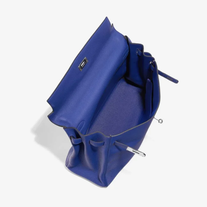 Hermès Replica Kelly 35 Togo Bleu Electrique PHW - DLF - Image 5