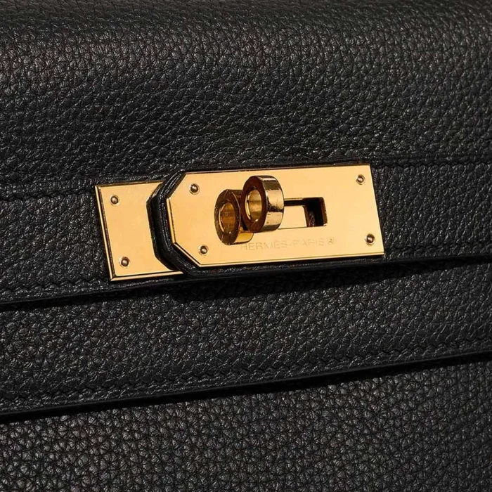 Hermès Replica Kelly 40 Togo Black GHW - DLF - Image 7