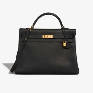 Hermès Replica Kelly 40 Togo Black GHW - DLF