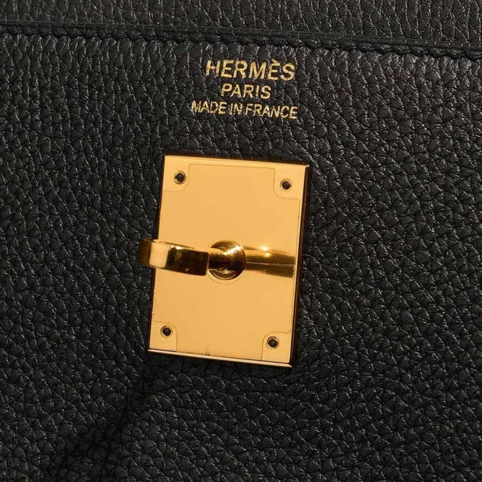Hermès Replica Kelly 40 Togo Black GHW - DLF - Image 6