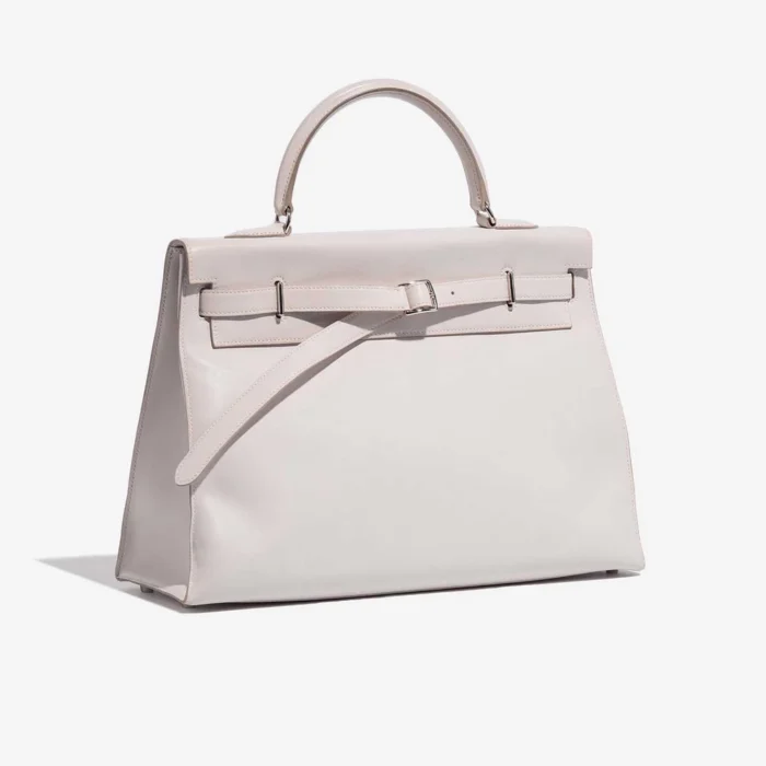 Hermès Replica Kelly Flat 35 Swift Rose Dragee PHW - DLF - Image 4