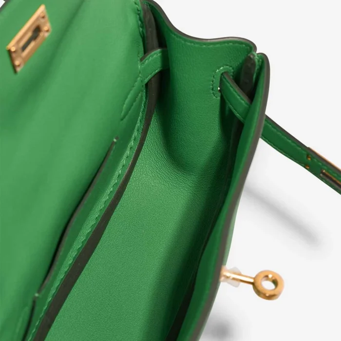 Hermès Replica Kelly Moove Swift Vert Yucca GHW - DLF - Image 6