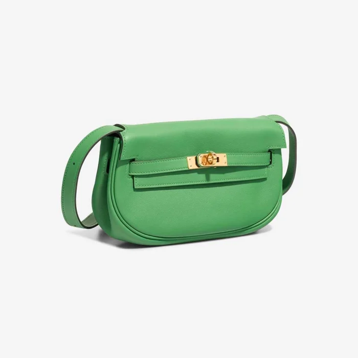 Hermès Replica Kelly Moove Swift Vert Yucca GHW - DLF - Image 5