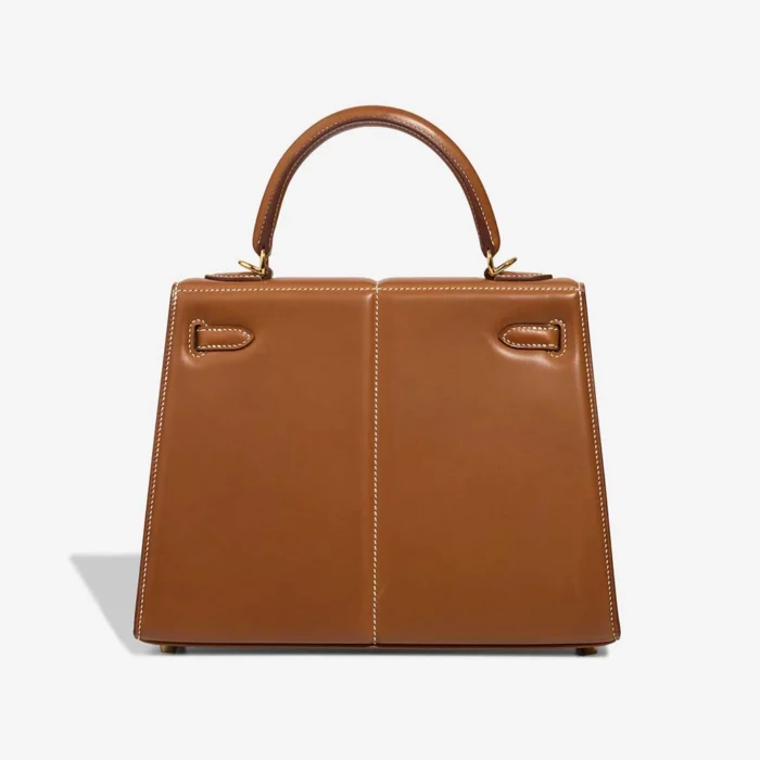 Hermès Replica Kelly Padded 25 Barenia Fauve GHW - DLF - Image 2