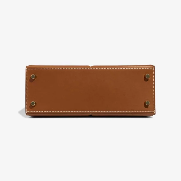 Hermès Replica Kelly Padded 25 Barenia Fauve GHW - DLF - Image 3
