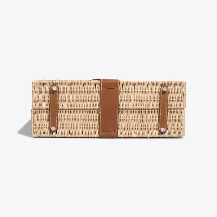 Hermès Replica Kelly Picnic 35 Osier/Barenia Fauve/Naturel PHW - DLF - Image 3
