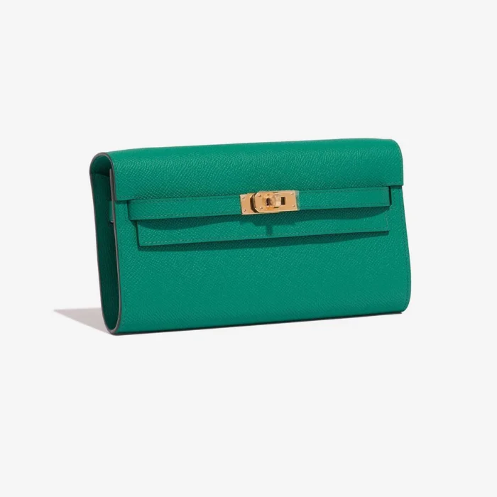 Hermès Replica Kelly To Go Epsom Vert Jade GHW - DLF - Image 4