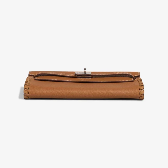 Hermès Replica Kelly To Go Tressage Epsom Gold/Sesame PHW - DLF - Image 3