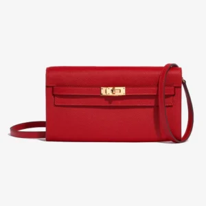 Hermès Replica Kelly To-go Epsom Rouge Casaque GHW – DLF