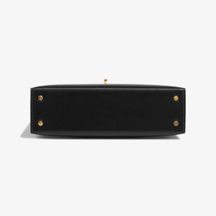 Hermès Replica Mini Kelly Box Black GHW - DLF - Image 3
