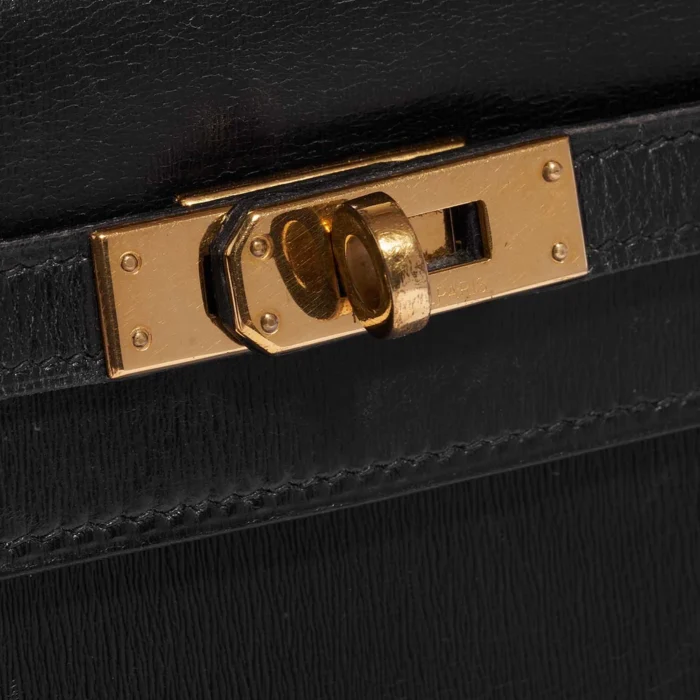 Hermès Replica Mini Kelly Box Black GHW - DLF - Image 6