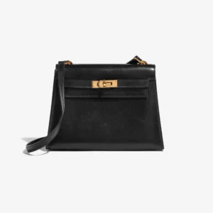 Hermès Replica Mini Kelly Box Black GHW – DLF