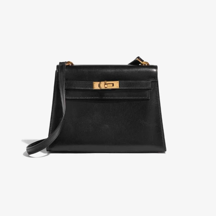 Hermès Replica Mini Kelly Box Black GHW – DLF