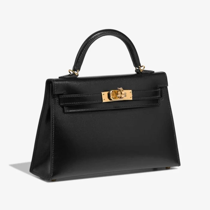Hermès Replica Mini Kelly Box Black GHW - DLF - Image 4