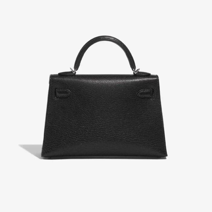 Hermès Replica Mini Kelly Chèvre Chamkila Black PHW - DLF - Image 2