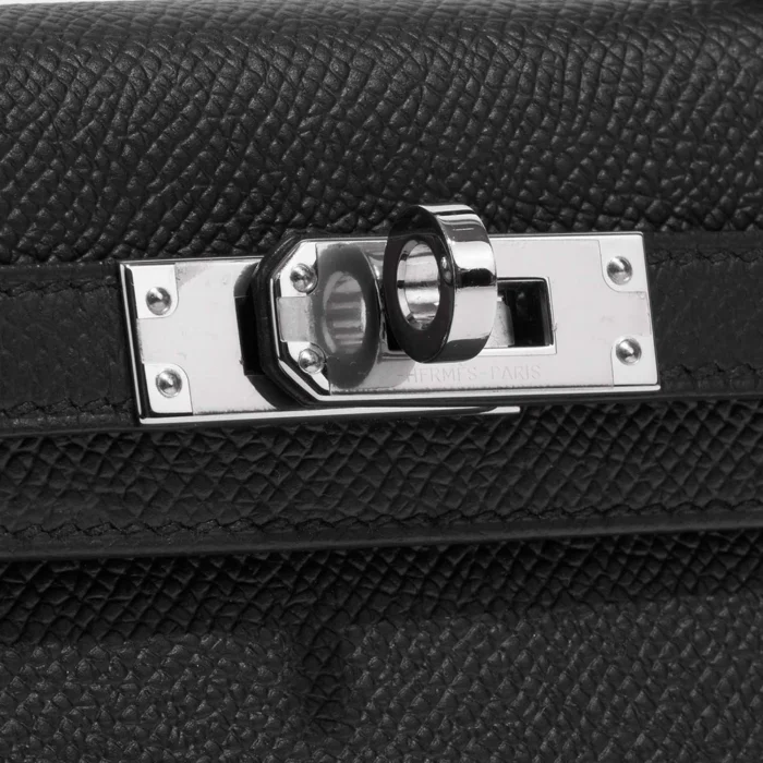 Hermès Replica Mini Kelly Epsom Black PHW - DLF - Image 7