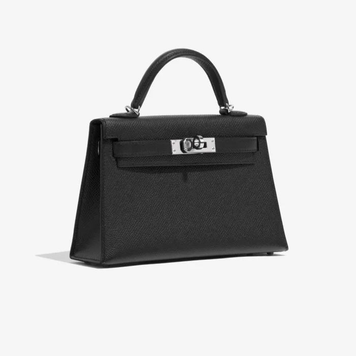 Hermès Replica Mini Kelly Epsom Black PHW - DLF - Image 4